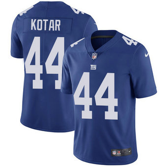 Nike Giants #44 Doug Kotar Royal Blue Team Color Men's Stitched NFL Vapor Untouchable Limited Jersey Nike Giants #44 Doug Kotar Royal Blue Team Color Men's Stitched NFL Vapor Untouchable Limited Jersey