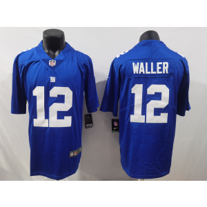 Nike Giants 12 Waller Blue Vapor Untouchable Limited Men Jersey Nike Giants 12 Waller Blue Vapor Untouchable Limited Men Jersey