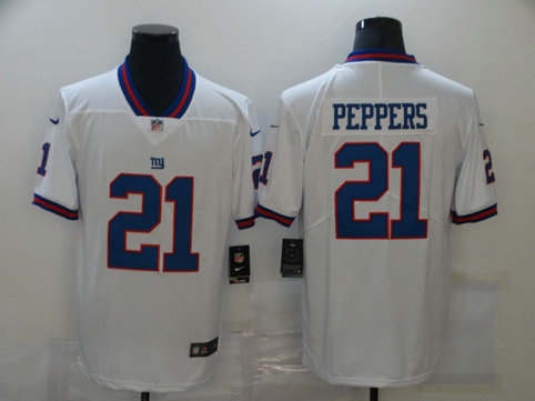 Nike Giants 21 Jabrill Peppers White Color Rush Limited Jersey Nike Giants 21 Jabrill Peppers White Color Rush Limited Jersey