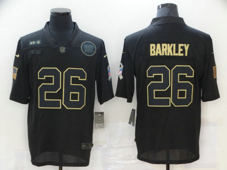 Nike Giants 26 Saquon Barkley Black 2020 Salute To Service Limited Jersey Nike Giants 26 Saquon Barkley Black 2020 Salute To Service Limited Jersey