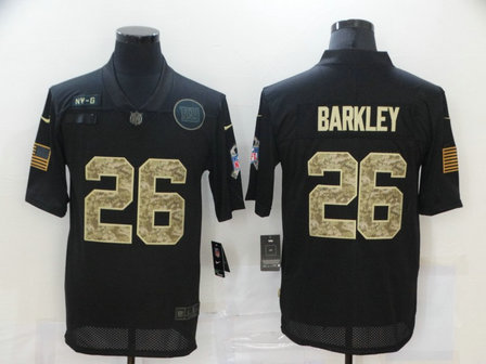 Nike Giants 26 Saquon Barkley Black Camo 2020 Salute To Service Limited Jersey Nike Giants 26 Saquon Barkley Black Camo 2020 Salute To Service Limited Jersey