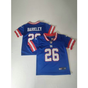 Nike Giants 26 Saquon Barkley Blue Toddler Jersey