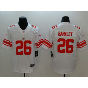 Nike Giants 26 Saquon Barkley White Vapor Untouchable Limited Men Jersey