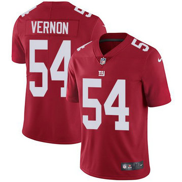 Nike Giants 54 Olivier Vernon Red Vapor Untouchable Limited Jersey Nike Giants 54 Olivier Vernon Red Vapor Untouchable Limited Jersey