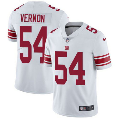 Nike Giants 54 Olivier Vernon White Vapor Untouchable Limited Jersey Nike Giants 54 Olivier Vernon White Vapor Untouchable Limited Jersey