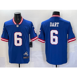Nike Giants 6 Dart Royal Vapor Limited Men Jersey Nike Giants 6 Dart Royal Vapor Limited Men Jersey