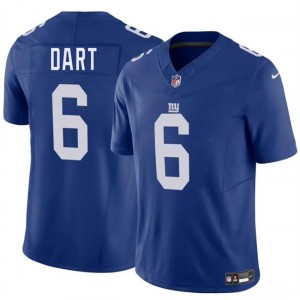Nike Giants 6 Jaxson Dart Blue 2025 Draft F.U.S.E. Vapor Limited Men Jersey Nike Giants 6 Jaxson Dart Blue 2025 Draft F.U.S.E. Vapor Limited Men Jersey