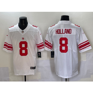 Nike Giants 8 Holland White Vapor Untouchable Limited Men Jersey Nike Giants 8 Holland White Vapor Untouchable Limited Men Jersey