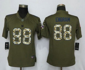 Nike Giants 88 Evan Engram Green Women Salute To Service Limited Jersey Nike Giants 88 Evan Engram Green Women Salute To Service Limited Jersey