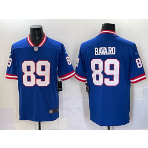 Nike Giants 89 Bavaro Royal Vapor Limited Men Jersey Nike Giants 89 Bavaro Royal Vapor Limited Men Jersey