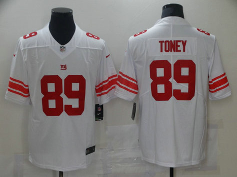 Nike Giants 89 Kadarius Toney White Vapor Untouchable Limited Jersey Nike Giants 89 Kadarius Toney White Vapor Untouchable Limited Jersey