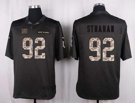 Nike Giants 92 Michael Strahan Anthracite Salute To Service Limited Jersey Nike Giants 92 Michael Strahan Anthracite Salute To Service Limited Jersey