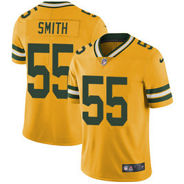 Nike Green Bay Packers #55 Za'Darius Smith Yellow Men's Stitched NFL Limited Rush Jersey Nike Green Bay Packers #55 Za'Darius Smith Yellow Men's Stitched NFL Limited Rush Jersey