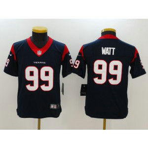 Nike Houston Texans 99 J.J. Watt Navy Vapor Untouchable Limited Youth Jersey