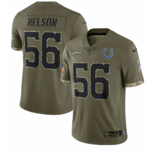 Nike Indianapolis Colts 56 Quenton Nelson Olive 2022 Salute To Service Limited Men Jersey Nike Indianapolis Colts 56 Quenton Nelson Olive 2022 Salute To Service Limited Men Jersey