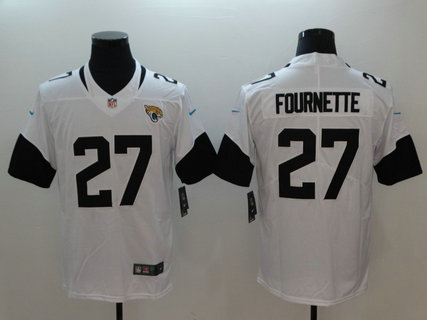 Nike Jacksonville Jaguars #27 Leonard Fournette White Men's Stitched NFL Vapor Untouchable Limited Jersey