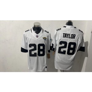 Nike Jacksonville Jaguars 28 Taylor White F.U.S.E. Vapor Limited Men Jersey