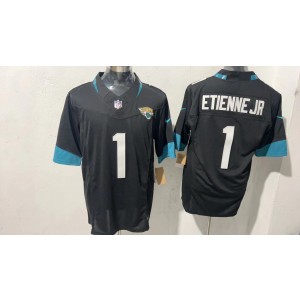 Nike Jaguars 1 Etienner Jr Black F.U.S.E. Vapor Limited Men Jersey