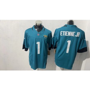 Nike Jaguars 1 Etienner Jr Teal F.U.S.E. Vapor Limited Men Jersey
