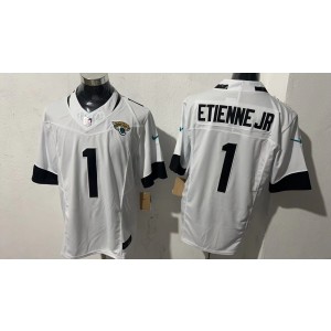 Nike Jaguars 1 Etienner Jr White F.U.S.E. Vapor Limited Men Jersey