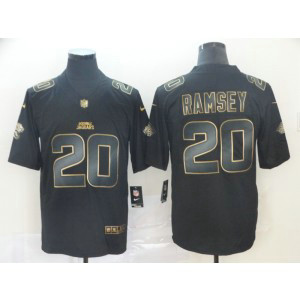 Nike Jaguars 20 Jalen Ramsey Black Gold Vapor Untouchable Limited Men Jersey