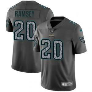 Nike Jaguars 20 Jalen Ramsey Gray Static Vapor Untouchable Limited Men Jersey