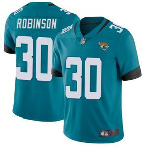 Nike Jaguars 30 James Robinson Teal Vapor Untouchable Limited Men Jersey