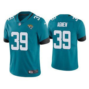 Nike Jaguars 39 Jamal Agnew 2021 Teal Vapor Untouchable Limited Men Jersey