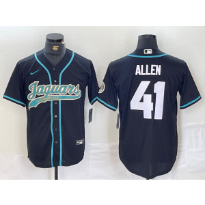 Nike Jaguars 41 Josh Allen Black Vapor Baseball Limited Men Jersey
