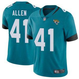 Nike Jaguars 41 Josh Allen Teal 2019 NFL Draft Vapor Untouchable Limited Men Jersey
