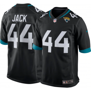 Nike Jaguars 44 Myles Jack Black Vapor Untouchable Limited Men Jersey