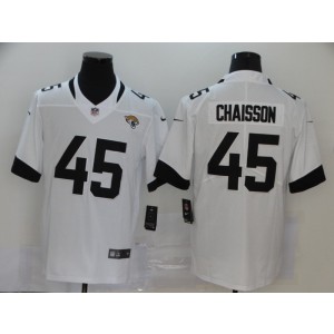 Nike Jaguars 45 K'Lavon Chaisson White 2020 NFL Draft Vapor Limited Men Jersey