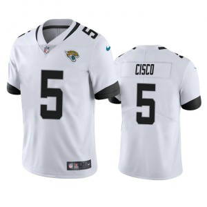 Nike Jaguars 5 Andre Cisco White Vapor Untouchable Limited Men Jersey