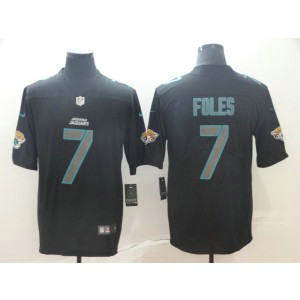 Nike Jaguars 7 Nick Foles Black Vapor Impact Limited Men Jersey