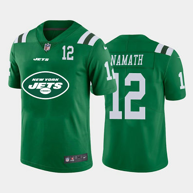 Nike Jets 12 Joe Namath Green Team Big Logo Number Vapor Untouchable Limited Jersey Nike Jets 12 Joe Namath Green Team Big Logo Number Vapor Untouchable Limited Jersey