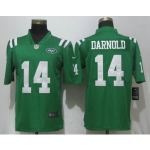 Nike Jets 14 Sam Darnold Green Color Rush Limited Men Jersey Nike Jets 14 Sam Darnold Green Color Rush Limited Men Jersey
