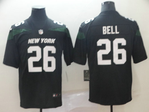 Nike Jets 26 Le'Veon Bell Black New 2019 Vapor Untouchable Limited Jersey Nike Jets 26 Le'Veon Bell Black New 2019 Vapor Untouchable Limited Jersey