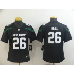 Nike Jets 26 Le'Veon Bell Black New 2019 Vapor Untouchable Limited Women Jersey