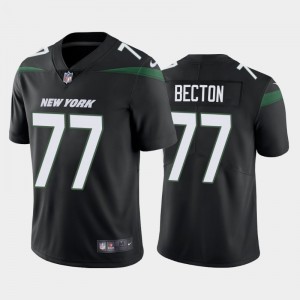 Nike Jets 77 Mekhi Becton Black 2020 NFL Draft Vapor Limited Men Jersey Nike Jets 77 Mekhi Becton Black 2020 NFL Draft Vapor Limited Men Jersey