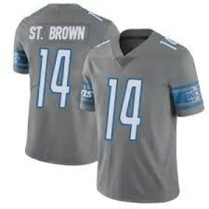 Nike Lions 14 St Brown Grey Vapor Untouchable Limited Men Jersey Nike Lions 14 St Brown Grey Vapor Untouchable Limited Men Jersey