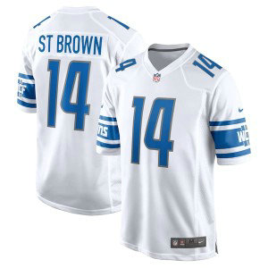 Nike Lions 14 St Brown White Vapor Untouchable Limited Men Jersey Nike Lions 14 St Brown White Vapor Untouchable Limited Men Jersey