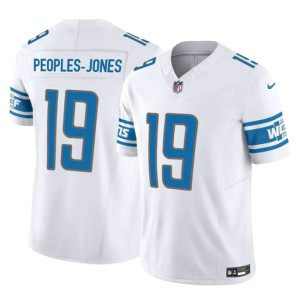 Nike Lions 19 Donovan Peoples-Jones White 2023 F.U.S.E Vapor Limited Men Jersey Nike Lions 19 Donovan Peoples-Jones White 2023 F.U.S.E Vapor Limited Men Jersey