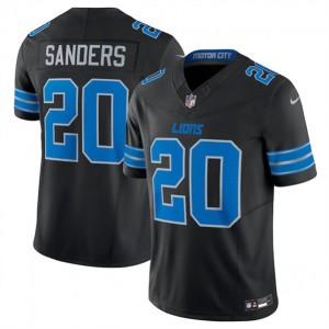 Nike Lions 20 Barry Sanders Black 2024 F.U.S.E. Vapor Limited Men Jersey Nike Lions 20 Barry Sanders Black 2024 F.U.S.E. Vapor Limited Men Jersey
