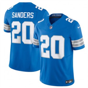 Nike Lions 20 Barry Sanders Blue 2024 F.U.S.E. Vapor Limited Men Jersey Nike Lions 20 Barry Sanders Blue 2024 F.U.S.E. Vapor Limited Men Jersey