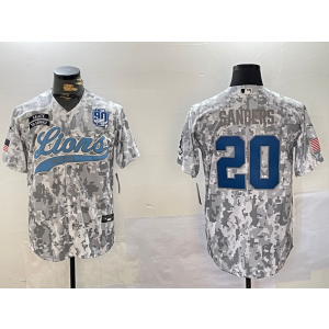 Nike Lions 20 Barry Sanders Camo Vapor Baseball Limited Men Jersey Nike Lions 20 Barry Sanders Camo Vapor Baseball Limited Men Jersey