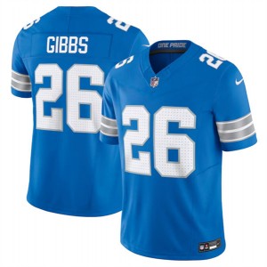 Nike Lions 26 Jahmyr Gibbs Blue 2024 F.U.S.E. Vapor Limited Men Jersey Nike Lions 26 Jahmyr Gibbs Blue 2024 F.U.S.E. Vapor Limited Men Jersey