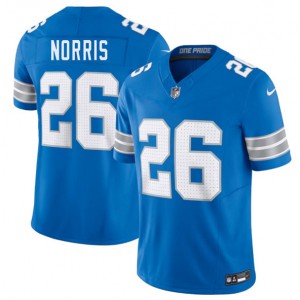 Nike Lions 26 Morice Norris Blue 2025 F.U.S.E. Vapor Limited Men Jersey Nike Lions 26 Morice Norris Blue 2025 F.U.S.E. Vapor Limited Men Jersey