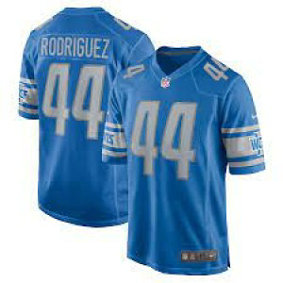 Nike Lions 44 Malcolm Rodriguez Blue Vapor Untouchable Limited Men Jersey Nike Lions 44 Malcolm Rodriguez Blue Vapor Untouchable Limited Men Jersey