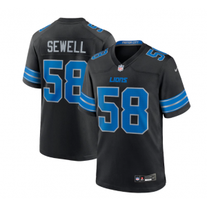Nike Lions 58 Penei Sewell Black 2024 New Vapor Limited Men Jerse Nike Lions 58 Penei Sewell Black 2024 New Vapor Limited Men Jerse