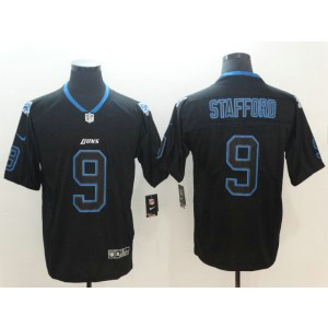 Nike Lions 9 Matthew Stafford Black Shadow Legend Limited Men Jersey Nike Lions 9 Matthew Stafford Black Shadow Legend Limited Men Jersey